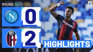 NAPOLIBOLOGNA 02  HIGHLIGHTS  Bologna Climb To Third In The Table  Serie A 202324 [upl. by Ahsiekat]