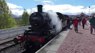 The Strathspey Steam Railway plus The Royal Scotsman train [upl. by Kenelm]