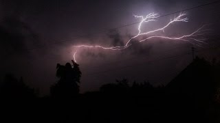 Strong Thunderstorm Over London England [upl. by Ileyan351]