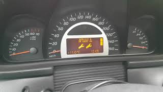 Kasowanie inspekcji Mercedes W203 Service Inspection reset W203 Sport Coupe [upl. by Landis]