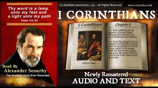 46 I Book of 1 Corinthians  Read by Alexander Scourby  AUDIO amp TEXT  FREE on YouTube GOD IS LOVE [upl. by Ottavia570]