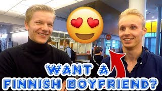 How to Date Finnish Men with ENG SUB Interview [upl. by Sair]