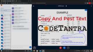 CodeTantra Trick easy to copy and paste in online Class  LPU [upl. by Amme]