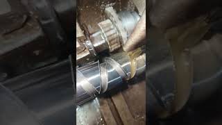 Spiral groove 400 length shorts cnc [upl. by Ydnic919]