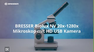 BRESSER Biolux NV 20x1280x Mikroskop [upl. by Wurster]