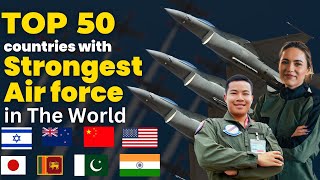 Top 50 Countries with the Strongest Air Force in the World 2024 videoviral factsvideo airforce [upl. by Falito]