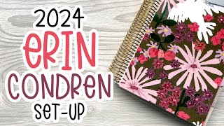 2024 Planner SetUp  Erin Condren Lifeplanner [upl. by Radborne]