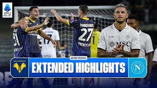 Hellas Verona vs Napoli Extended Highlights  Serie A  CBS Sports Golazo [upl. by Annig]