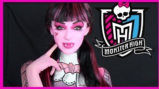 DRACULAURA MAQUILLAJE PARA NIÑAS  MONSTER HIGH [upl. by Aikram733]