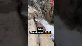 👉Fake 🚨🤣 waterfall of china 🇨🇳 china ka maal shorts [upl. by Spears]