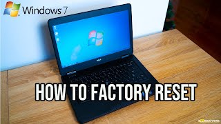 How to easily Factory Reset a Windows 7 PC [upl. by Yahsan]