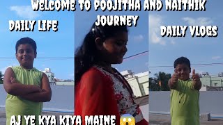 Poojitha and naithik journey dailyvlog vlogs viralvideo trending viralvideo [upl. by Sadye938]