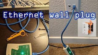 Installing an Ethernet Wall Jack for Better Internet Connection [upl. by Naejeillib]