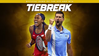 TIEBREAK Official game of the ATP and WTA TU 5 Iga Światek vs Coco Gauff Very Easy Mode EA mode [upl. by Arutek]