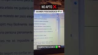 ¿Cómo responder mi examen psicológico Militar 🇲🇽💂🏻 [upl. by Adranoel]