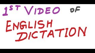 1 Common Words English Dictation Introduction and Practice session [upl. by Pedaiah239]