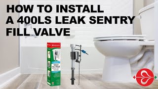 Toilet is Leaking Install a Fluidmaster 400LS Leak Sentry® Toilet Fill Valve [upl. by Chapel]