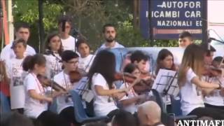 Siamo Lorchestra Falcone Borsellino  Palermo Via Damelio 19 Luglio 2016 [upl. by Ornstead]