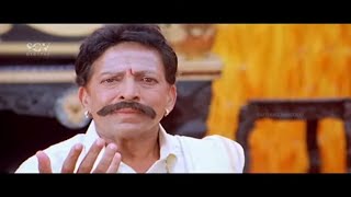 Vishnuvardhan Push Bullock Cart to Save Pregnant Meena  Simhadriya Simha Kannada Movie Part8 [upl. by Ahseena]