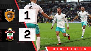 HIGHLIGHTS Hull City 12 Southampton  Championship [upl. by Sidell]