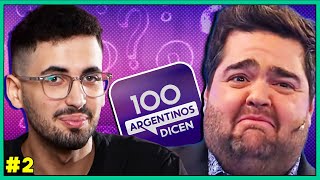 YOUTUBERS JUEGAN A quot100 ARGENTINOS DICENquot 2  PILO [upl. by Leirda509]