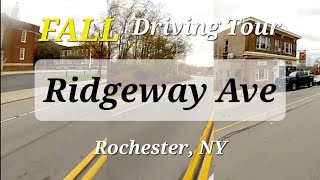 Ridgeway Ave Rochester NY • Fall Driving Tour [upl. by Ltihcox]