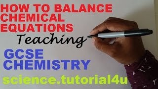 Balancing Chemical Equations for Beginners GCSE Chemistry [upl. by Iila]