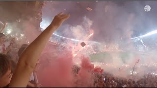 EL RECIBIMIENTO HISTÓRICO Y MONUMENTAL DE LOS HINCHAS DE RIVER 🤍❤️🤍 [upl. by Reidar]