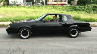 1987 Buick Regal Grand National TType WE4 Turbo Burn Out [upl. by Imorej870]