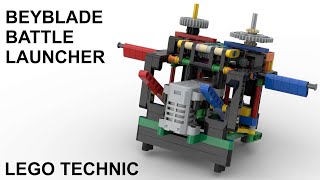 Lego Technic Beyblade Battle Launcher [upl. by Bander]