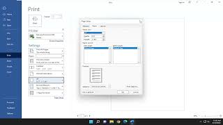 How to Select Paper Size for Printing a Document in Word Tutorial [upl. by Nnylecoj]