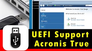 How to create UEFI Support bootable USB Acronis True image iso [upl. by Carpet]