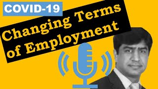 Changing Terms of Employment Contract [upl. by Arihk]