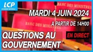 Questions au Gouvernement à lAssemblée nationale  04062024 [upl. by Nehtiek]