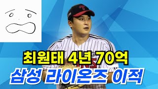 오피셜최원태는 LG트윈스를 떠납니다 4년 70억 삼성행 [upl. by Godbeare]