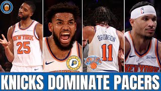 Knicks DOMINATE Pacers In Homer Opener  Starting 5 Looks ELITE 🔥 👀 [upl. by Knighton]