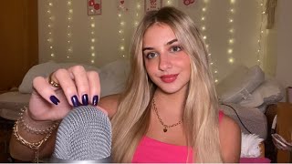 ASMR Mic Scratching and Nail Tapping 💤 Whispering [upl. by Alper75]