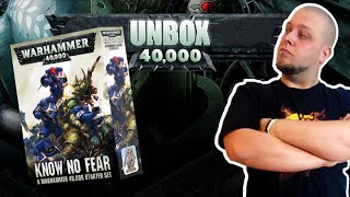 WARHAMMER 40000 KNOW NO FEAR  Unboxing [upl. by Nosretep504]