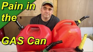 Gas Can Modifications Adding a Vent and Making the Spout Easier to Use [upl. by Iroak953]