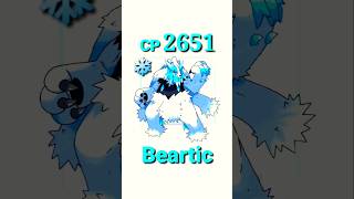 1 HP Beartic ❄️ Destroy Grunt Badly 🔥 in Pokemon Go 🌈 Pokemongo01 shorts pvp battle [upl. by Wolfgang]