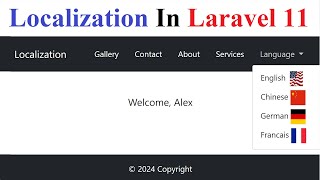 Localization In Laravel 11 [upl. by Mandych]