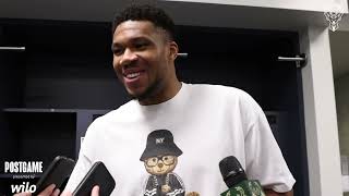 Giannis Antetokounmpo Postgame Press Conference  102724 [upl. by Sharron]