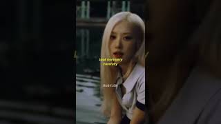 Did Rosé really wrote this song for her ex boyfriend rosé blinks blackpink kpop [upl. by Hemingway]