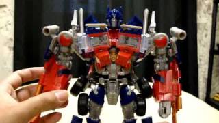 ROTF Leader Class OPTIMUS PRIME EmGos Transformers Reviews N Stuff [upl. by Neelyahs255]