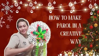 DIY PAROL USING RECYCLED MATERIALS  MERRY CHRISTMAS amp HAPPY NEW YEAR EVERYONE🎄🎇PAROL MAKING CONTEST [upl. by Barthold634]