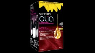 Garnier Olia Light Intense Auburn Dye [upl. by Ettenom]