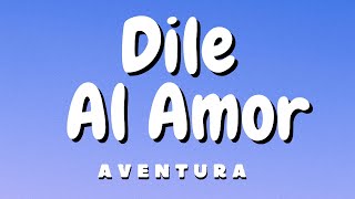 Aventura  Dile Al Amor LetraLyrics [upl. by Eelana31]