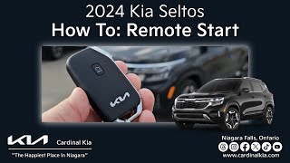 Refreshed 2024 Kia Seltos  How To Use Your Remote Start [upl. by Nnyre]