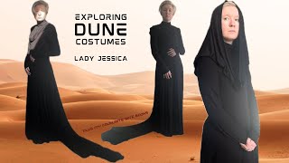 I Made Lady Jessicas Costume From DUNE In 3 Days Using A Medieval Pattern also some book recs [upl. by Eecrad38]