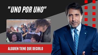 Eduardo Feinmann filtró el contundente gesto de Javier Milei en el vuelo de regreso a Argentina [upl. by Dygal]